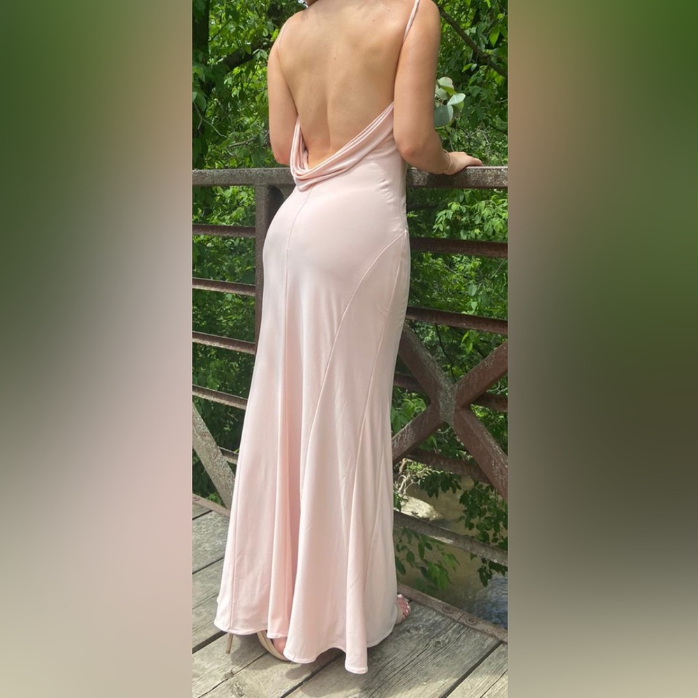 SORELLA VITA Pink Backless Dress